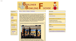 Desktop Screenshot of berliner-bowling-fuechse.de